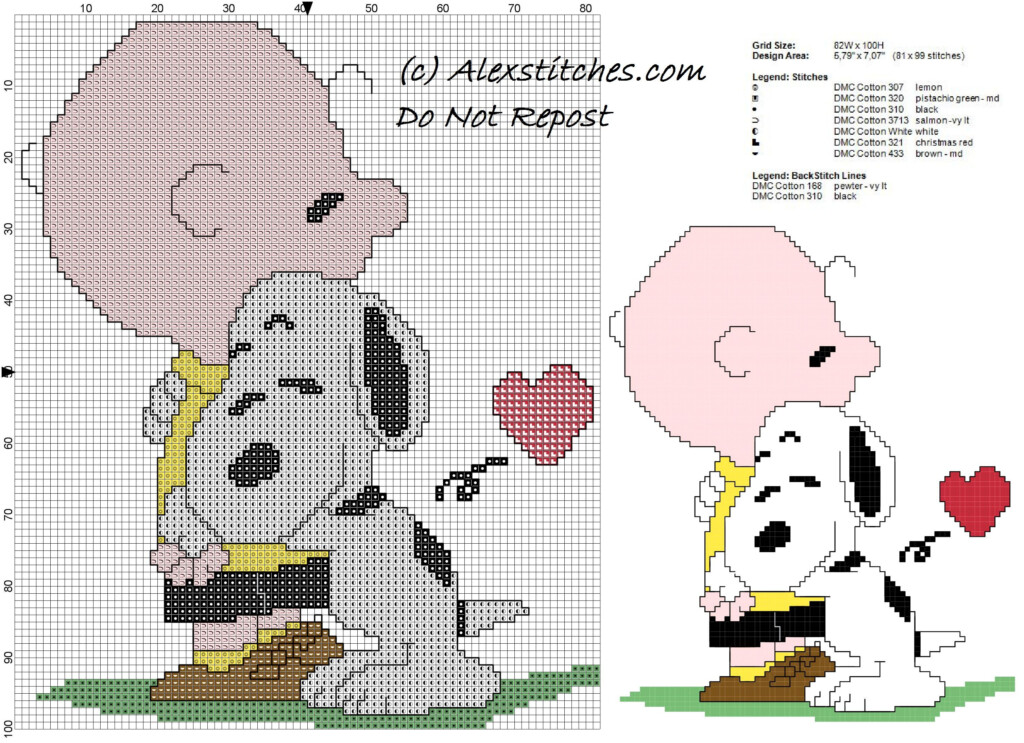 Free Cross Stitch Pattern Snoopy Hug Charlie Brown Cross Stitch Boards  - Printable Snoopy Cross Stitch Pattern Free