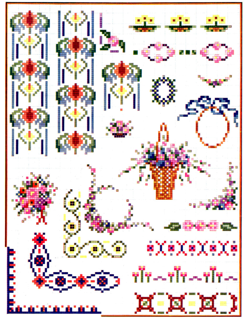 Free Cross Stitch Patterns Archives Vintage Crafts And More - Free Basketball Cross Stitch Patterns
