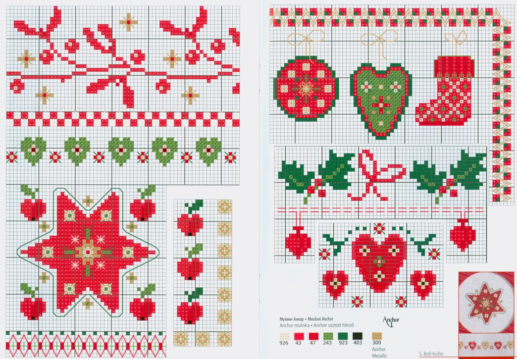 Free Cross Stitch Patterns For Christmas - Counted Cross Stitch Christmas Card Patterns