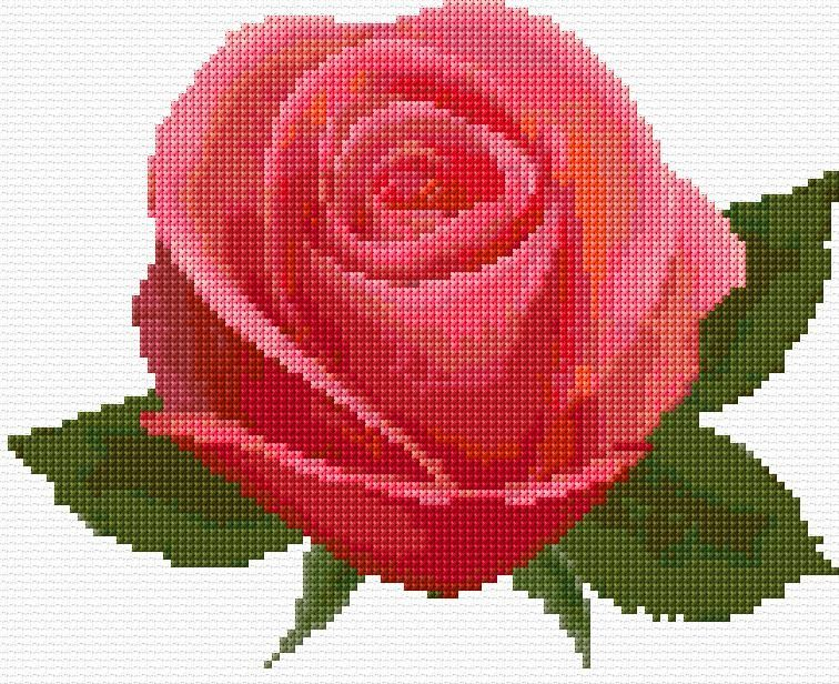 Free Cross Stitch Patterns Rose - Free Rose Cross Stitch Patterns