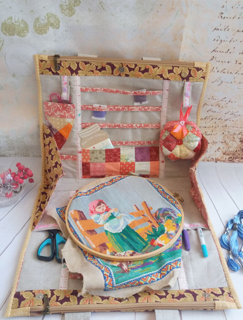 Free Cross Stitch Project Bag Pattern Printable Templates Free - Project Bags For Cross Stitch Pattern