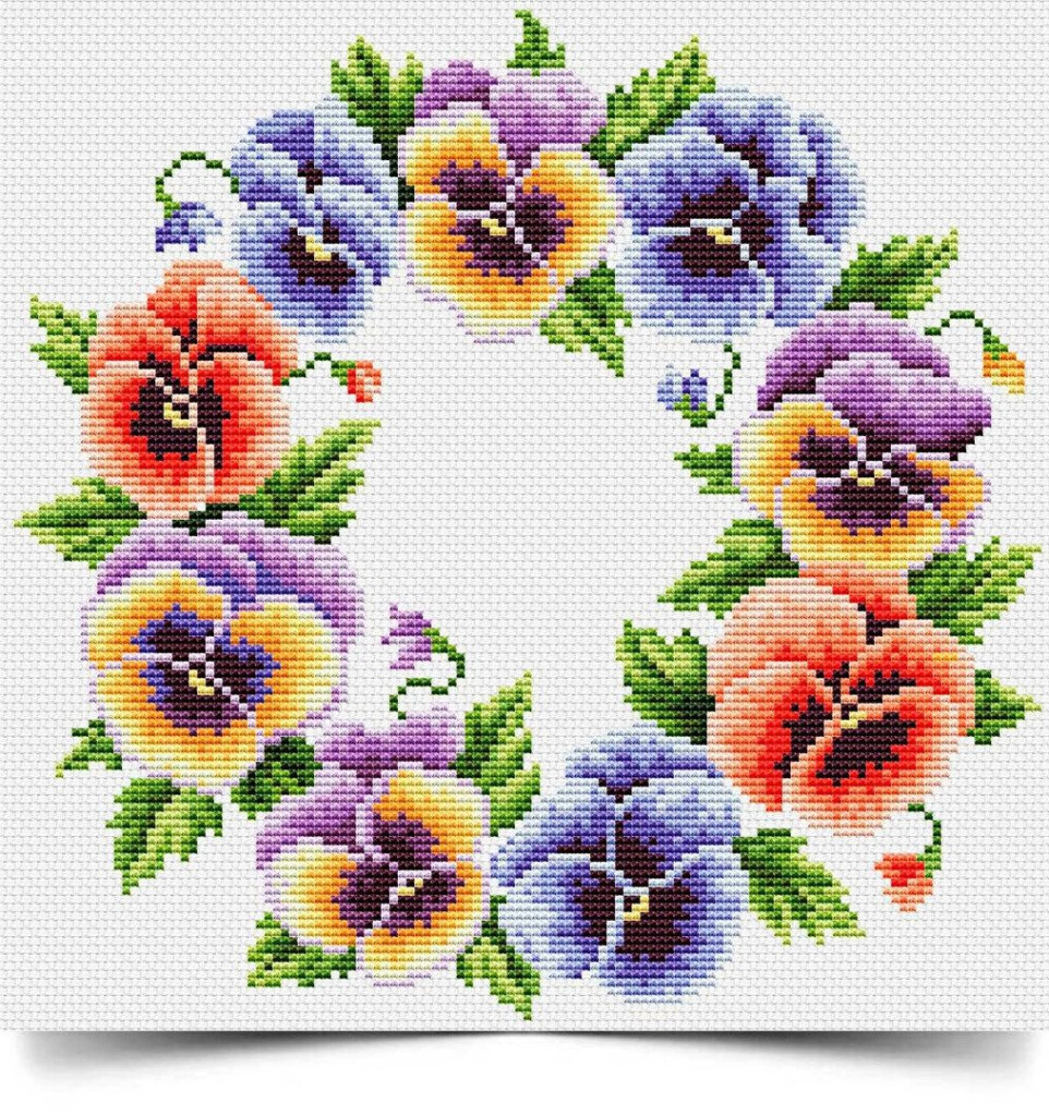 Free Floral Cross Stitch Patterns Printable Templates Free - Cross Stitch Floral Patterns Free