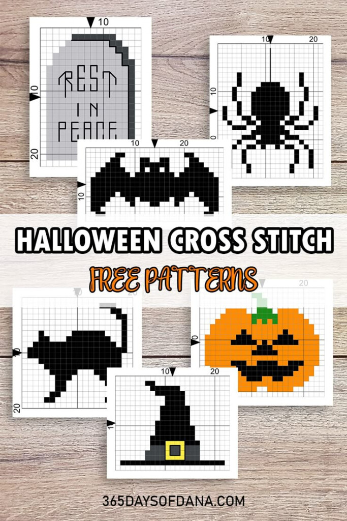 FREE Halloween Cross Stitch Patterns Bundle Halloween Cross Stitch  - Free Halloween Cross Stitch Patterns