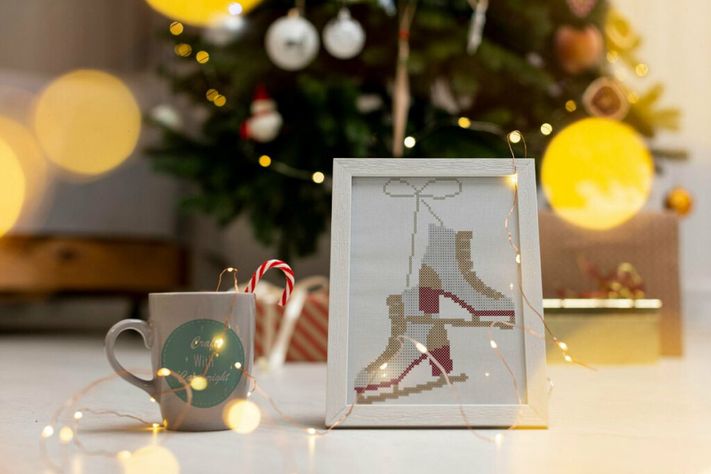 Free Ice Skates Cross Stitch Pattern Craft With Cartwright - Ice Skate Cross Stitch Pattern