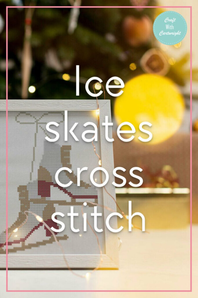 Free Ice Skates Cross Stitch Pattern Craft With Cartwright - Ice Skate Cross Stitch Pattern