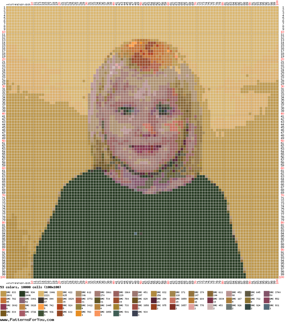 Free Pattern Maker Cross Stitch Picture Or Photo Based Patterns  - Cross Stitch Picture To Pattern