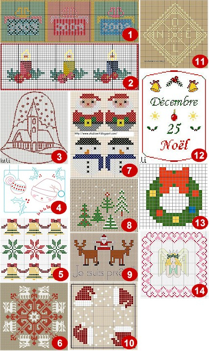 Free Printable Christmas Ornament Cross Stitch Patterns  - Free Printable Christmas Ornament Cross Stitch Patterns