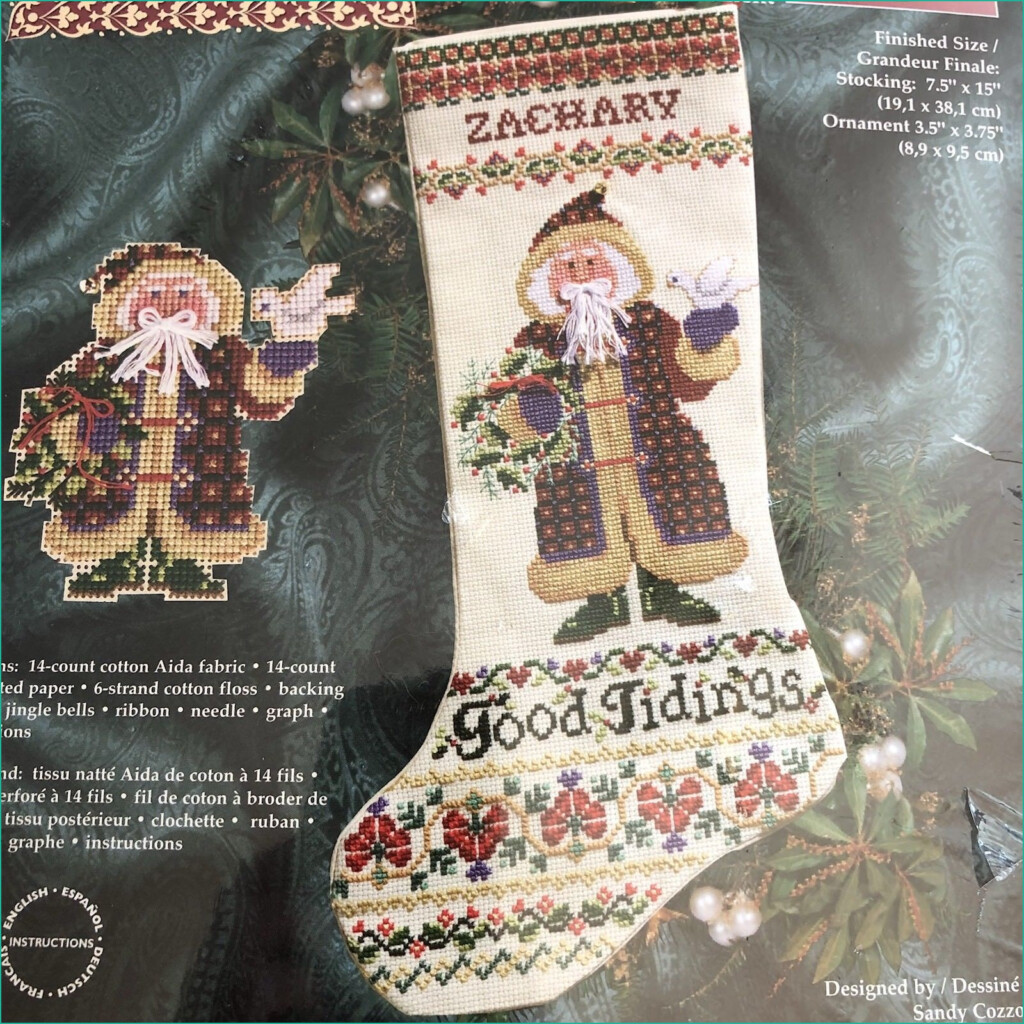 Free Printable Cross Stitch Christmas Stocking Patterns Free Printable - Cross Stitch Christmas Stocking Patterns