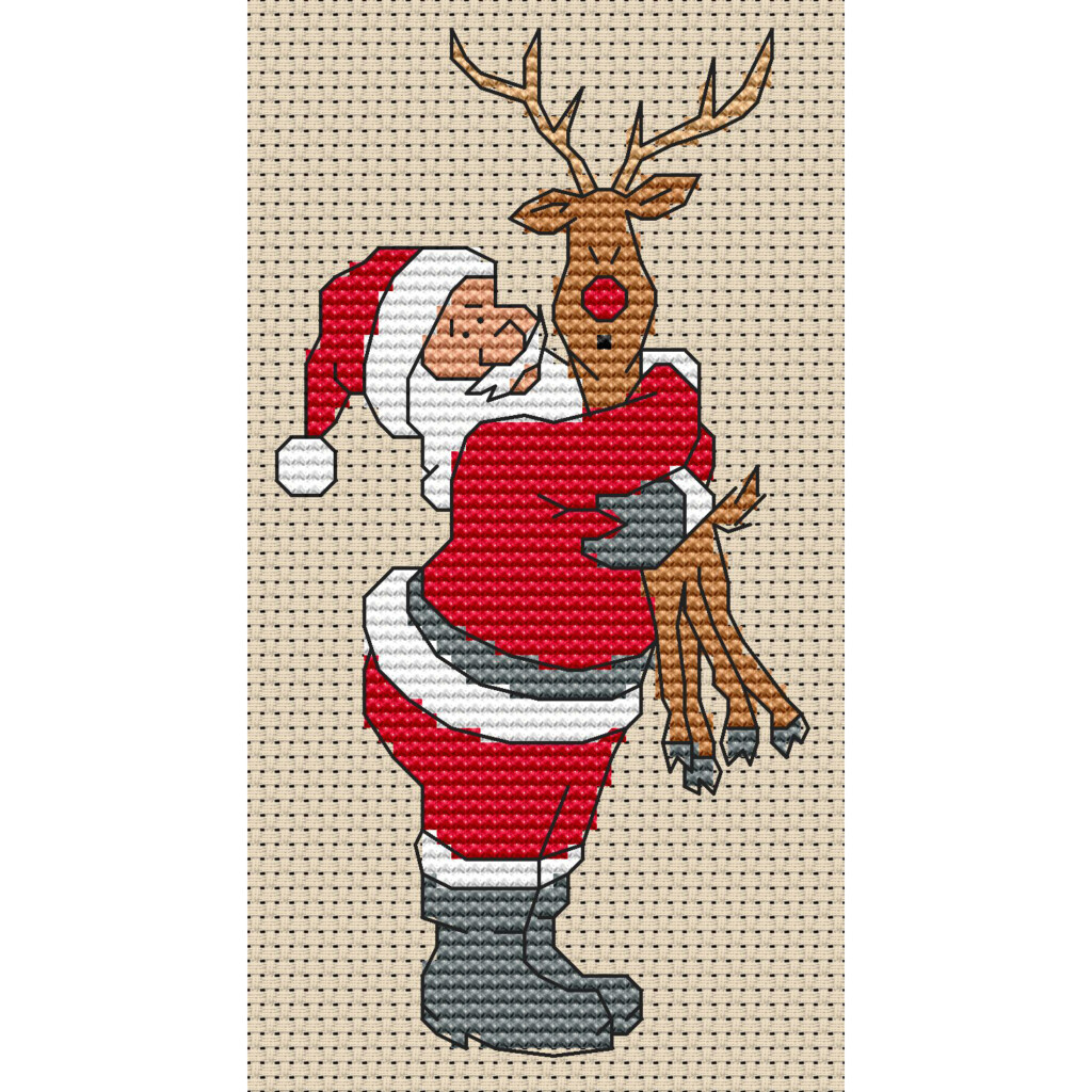 Free Santa Cross Stitch Patterns - Christmas Santa Cross Stitch Patterns