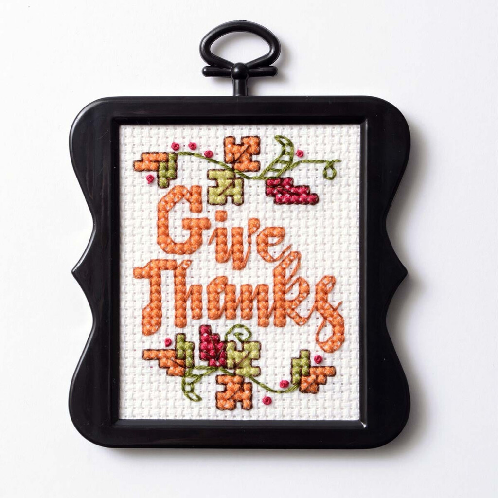 Free Thanksgiving Cross Stitch Pattern Project - Free Thanksgiving Counted Cross Stitch Patterns