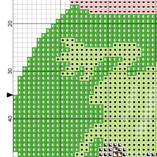 Frog On Lily Cross Stitch Pattern Daily Cross Stitch - Stargazer Lily Cross Stitch Pattern Free