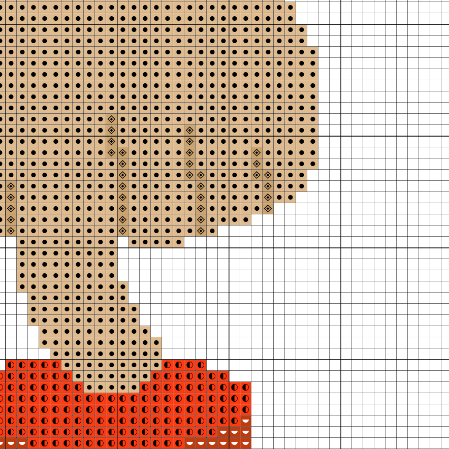 Fun Button Cross Stitch Pattern Daily Cross Stitch - Quirky Fun Cross Stitch Patterns