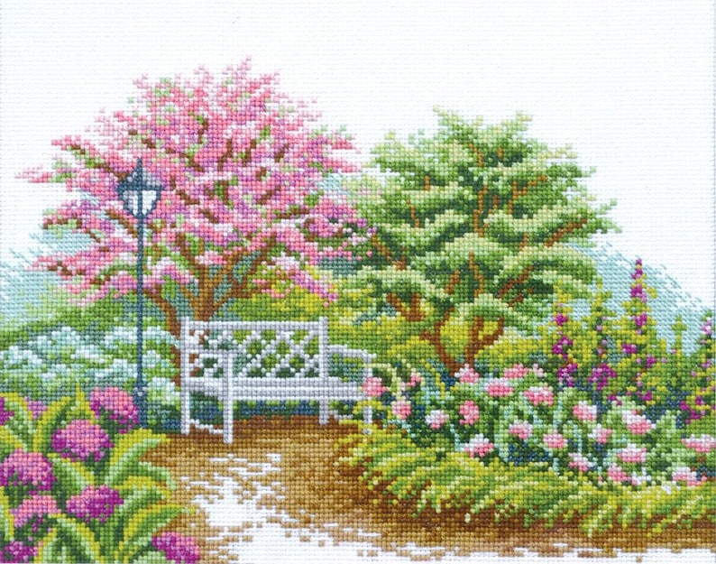 Garden Cross Stitch Patterns Cross Stitch Patterns - Christmas Garden Cross Stitch Pattern