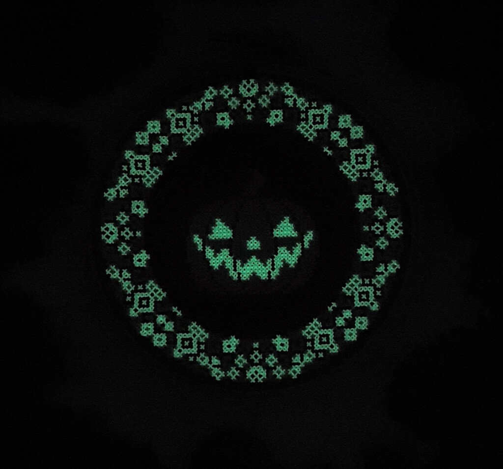 Glow In The Dark Cross Stitch Pattern Halloween Cross Stitch Etsy - Glow In The Dark Cross Stitch Patterns
