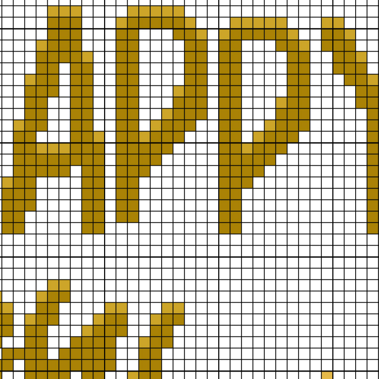 Golden Happy New Year Cross Stitch Pattern Daily Cross Stitch - New Year Cross Stitch Patterns