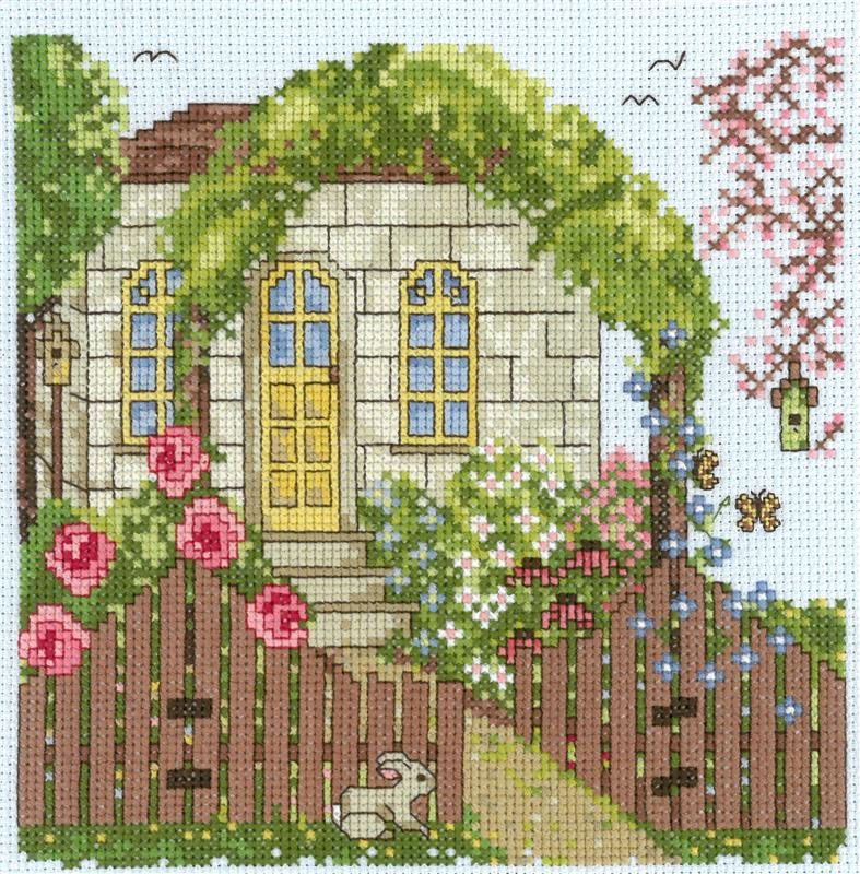 Grandma s Garden Cross Stitch Pattern By Imaginating Anabella s - Christmas Garden Cross Stitch Pattern