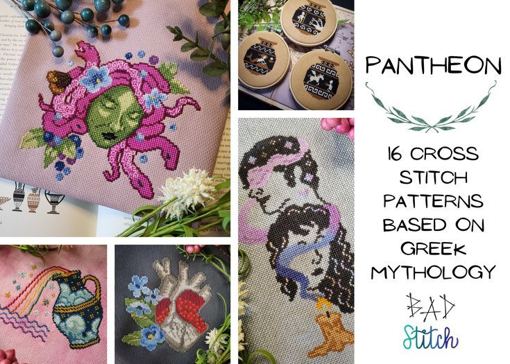 Greek Mythology Cross Stitch Patterns - Greek Mythology Cross Stitch Patterns