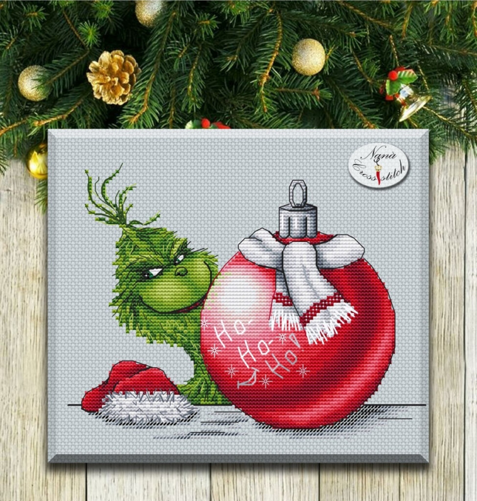Grinch Cross Stitch Pattern Code NCS 016 Nana Cross Stitch Buy  - The Grinch Cross Stitch Pattern