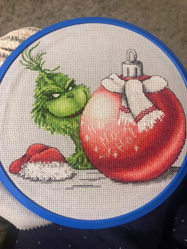 Grinch Cross Stitch Pattern Cross Stitch Patterns Stitch Patterns  - The Grinch Cross Stitch Pattern