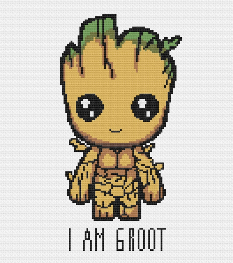 Groot Cross Stitch Pattern Cross Stitch Patterns - Groot Cross Stitch Pattern Free