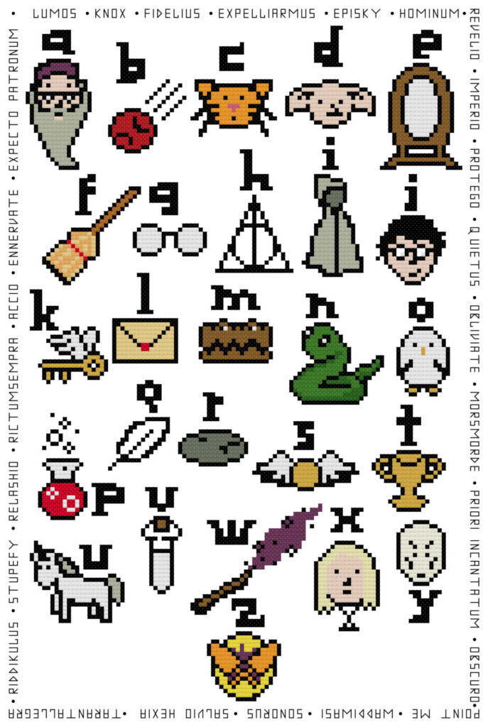 Harry Potter Cross Stitch Patterns Free Download Cross Stitch Patterns - Mini Harry Potter Cross Stitch Patterns Free