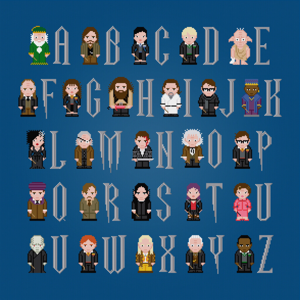 Harry Potter Font Cross Stitch Cross Stitch Patterns - Mini Harry Potter Cross Stitch Patterns Free