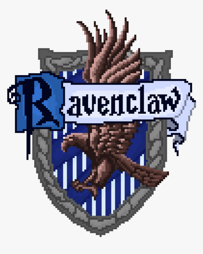 Harry Potter Ravenclaw Cross Stitch Hogwarts House Crest Cross Stitch  - Hogwarts House Crest Cross Stitch Pattern