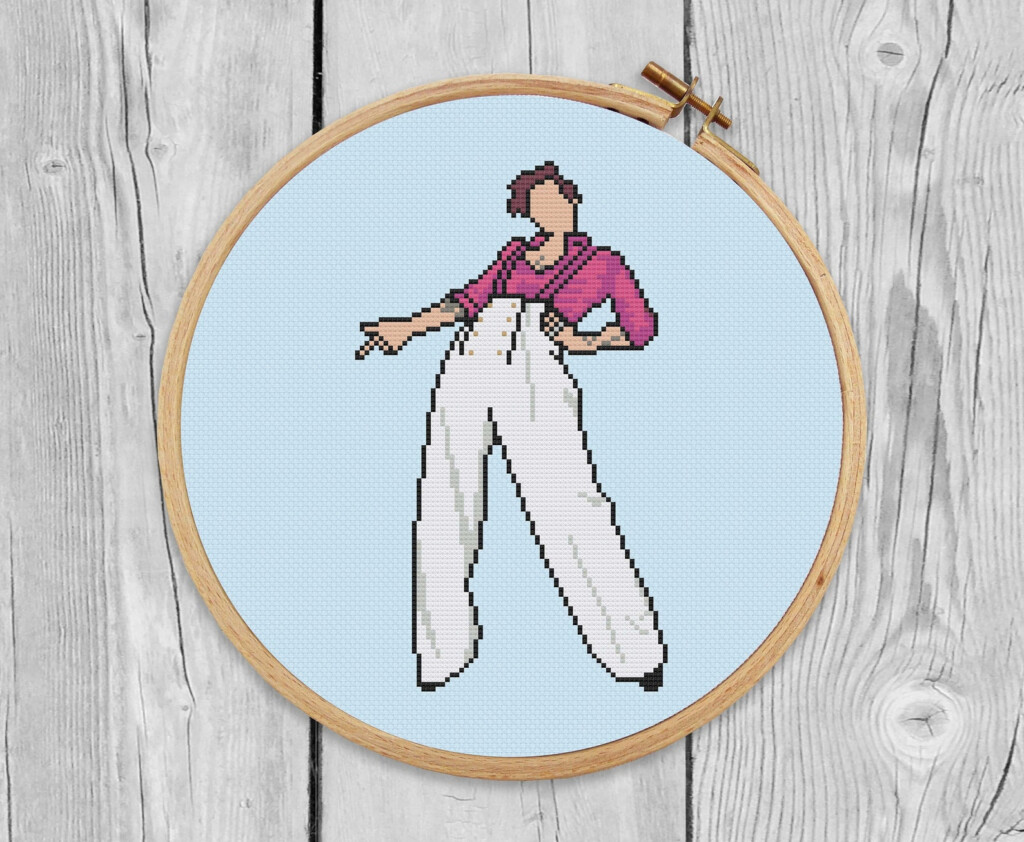 Harry Styles Cross Stitch Pattern PDF Instant Download PDF Etsy - Harry Styles Cross Stitch Pattern