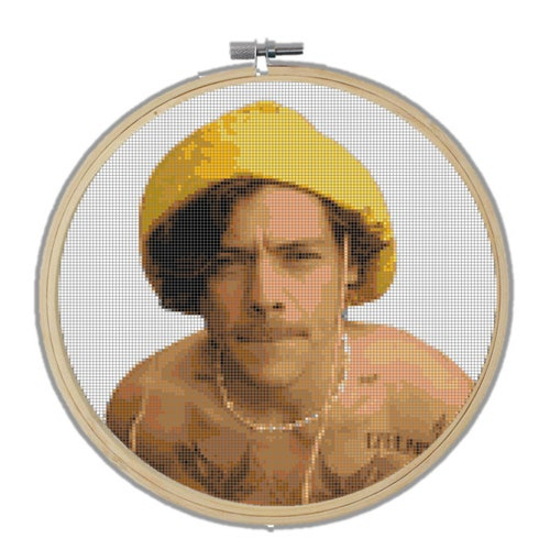 Harry Styles Golden Cross Stitch Pattern Etsy - Harry Styles Cross Stitch Pattern