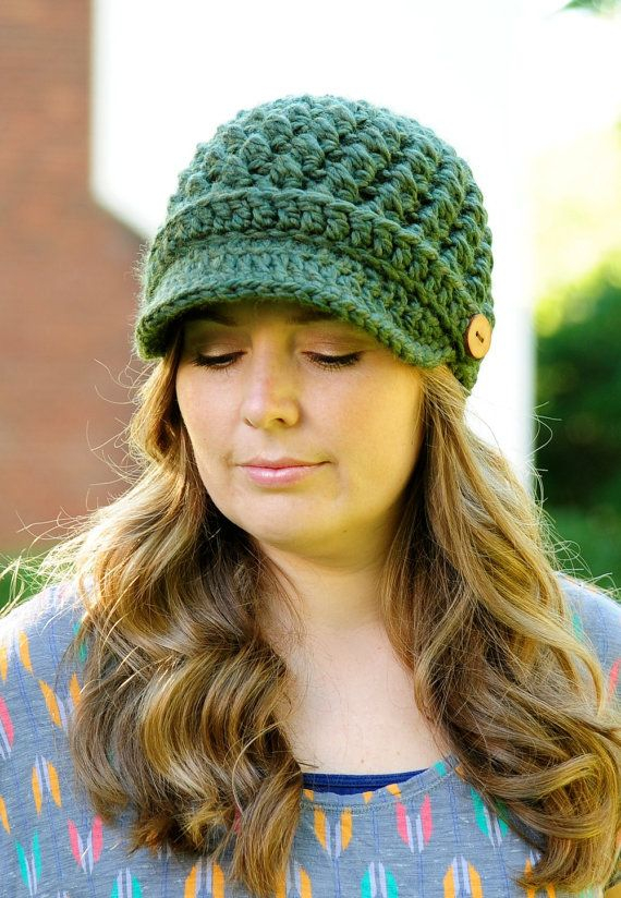 Hat Newsboy Hat Pattern Crochet Newsboy Hat Crochet Hat Pattern  - Crochet Cross Stitch Hat Pattern