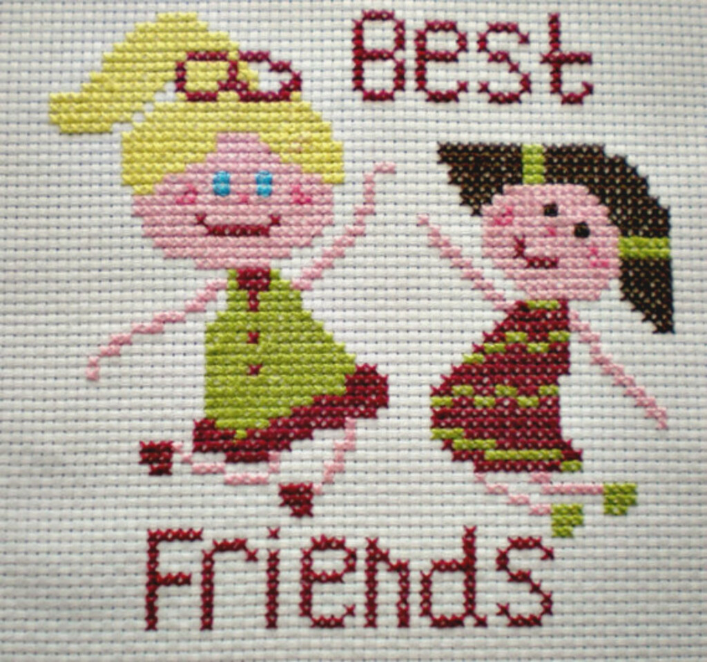Hey Friend Best Friend Inspired Cross Stitch Patterns - Best Friend Cross Stitch Patterns
