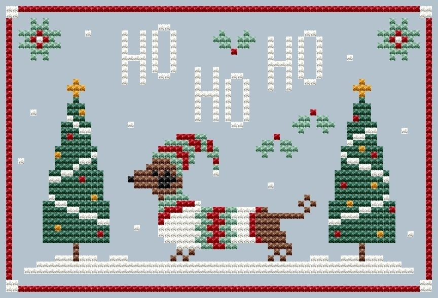 Ho Ho Ho Cross Stitch Pattern Code KS 078 Kate Spiridonova Buy  - Ho Ho Ho Cross Stitch Pattern