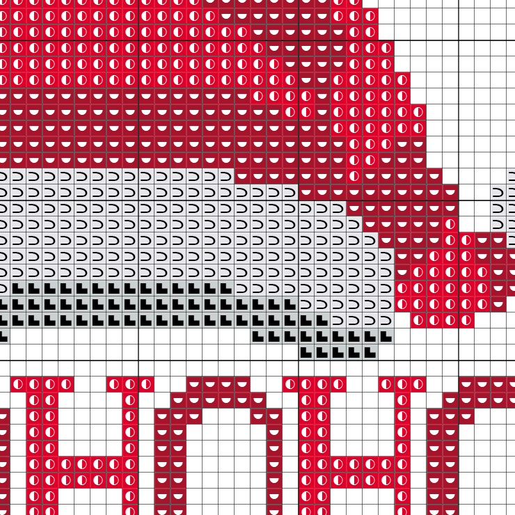 Ho Ho Ho Cross Stitch Pattern Daily Cross Stitch - Ho Ho Ho Cross Stitch Pattern