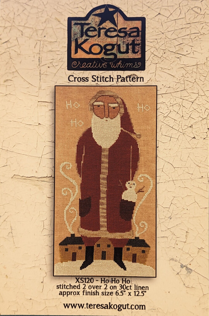 Ho Ho Ho Cross Stitch Pattern Teresa Kogut Creative Whims Primitive  - Ho Ho Ho Cross Stitch Pattern