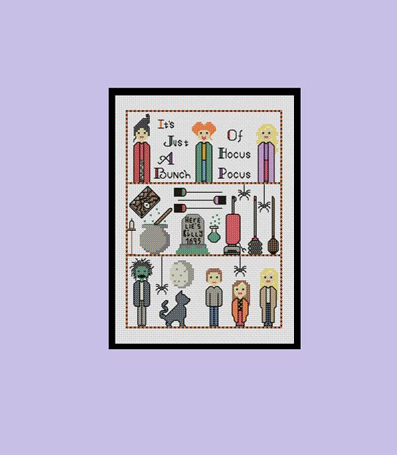 Hocus Pocus Cross Stitch Pattern Cross Stitch Patterns - Hocus Pocus Cross Stitch Pattern Free
