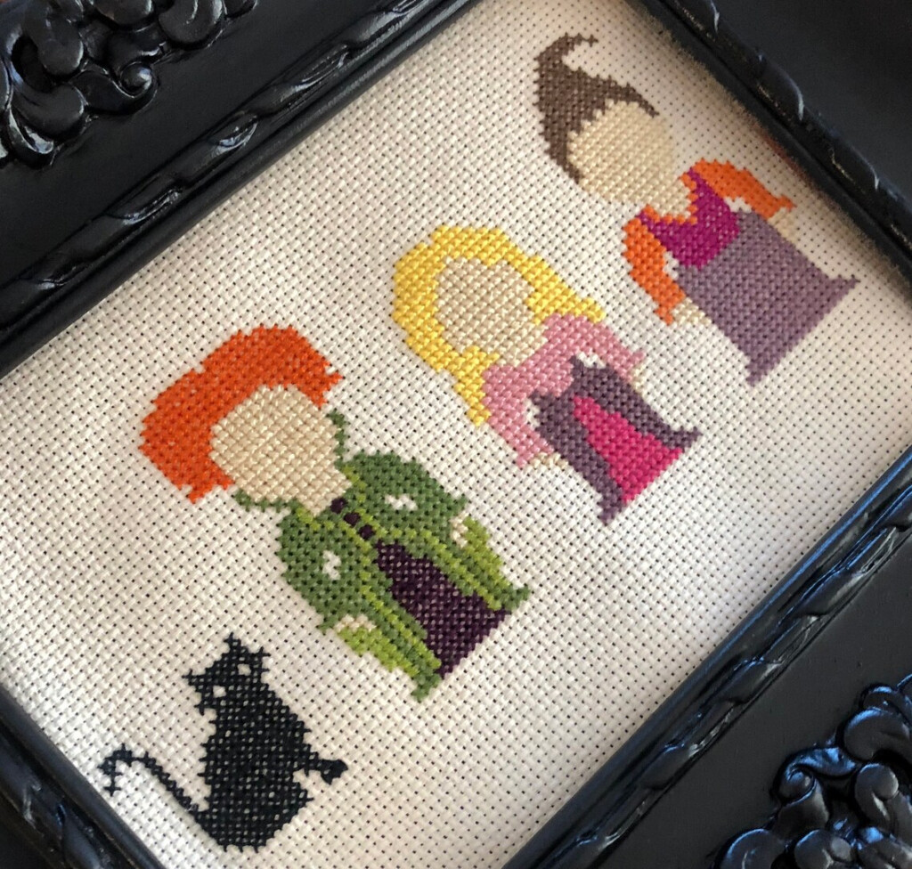 Hocus Pocus Cross Stitch Pattern Hocus Pocus Cross Stitch Halloween  - Hocus Pocus Cross Stitch Pattern Free