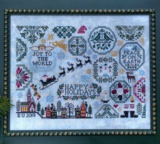Holiday Quaker Cross Stitch Pattern Lila s Studio Anabella s - Lila's Studio Cross Stitch Patterns