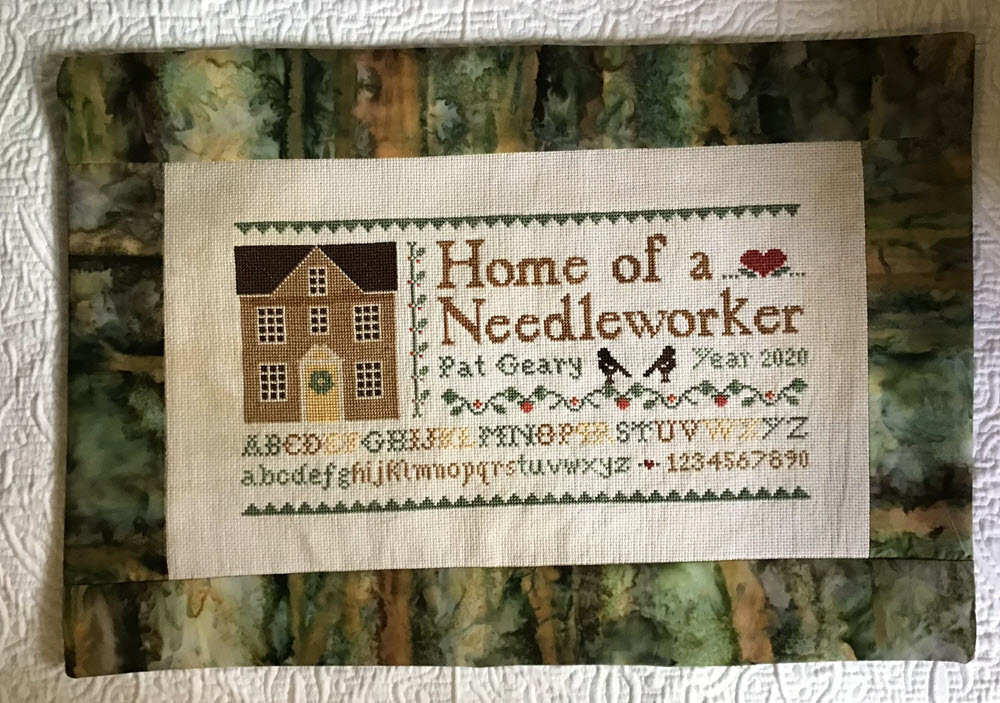 Home Of A Needleworker - Home Of A Needleworker Cross Stitch Pattern