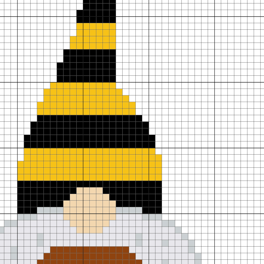 Honey Gnome Cross Stitch Pattern Daily Cross Stitch - Free Gnome Cross Stitch Pattern
