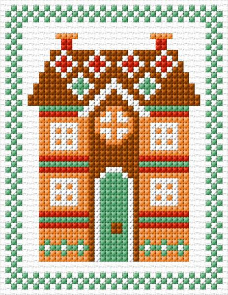 House Cross Stitch Designs - 3d Cross Stitch House Patterns
