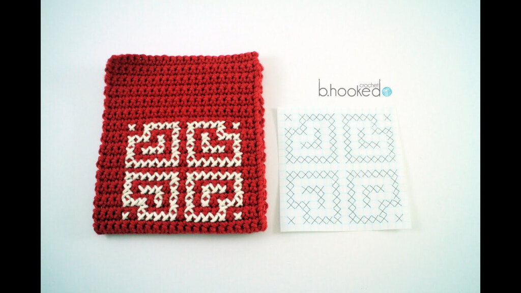 How To Cross Stitch On Single Crochet Afghan Cross Stitch Patterns - Using Cross Stitch Patterns For Crochet