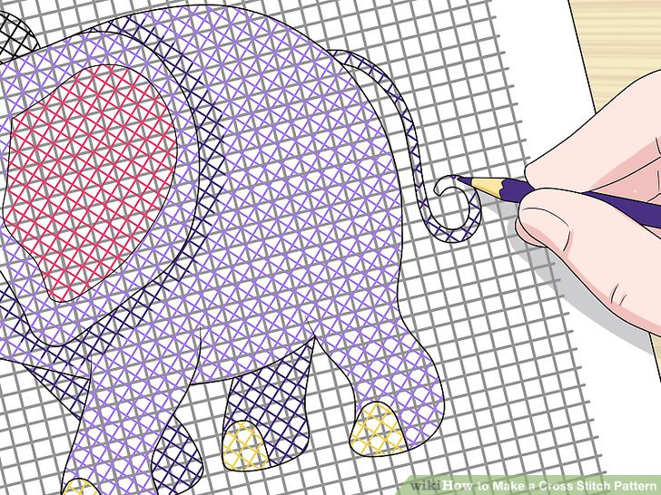 How To Make A Cross Stitch Pattern 11 Steps with Pictures  - Cross Stitch Picture To Pattern