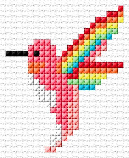 Hummingbird Cross Stitch Designs - Free Hummingbird Cross Stitch Pattern