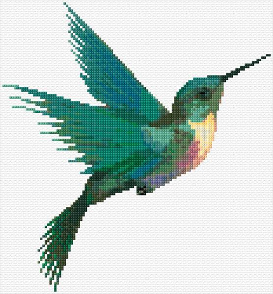 Hummingbird Cross Stitch Designs - Free Hummingbird Cross Stitch Pattern