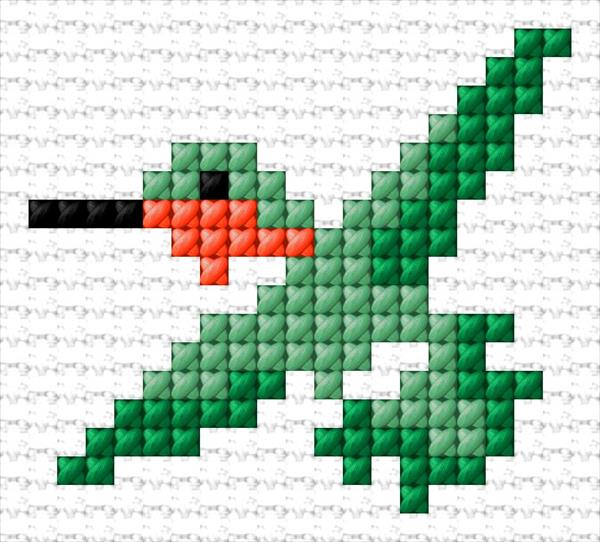 Hummingbird Cross Stitch Designs - Free Hummingbird Cross Stitch Pattern