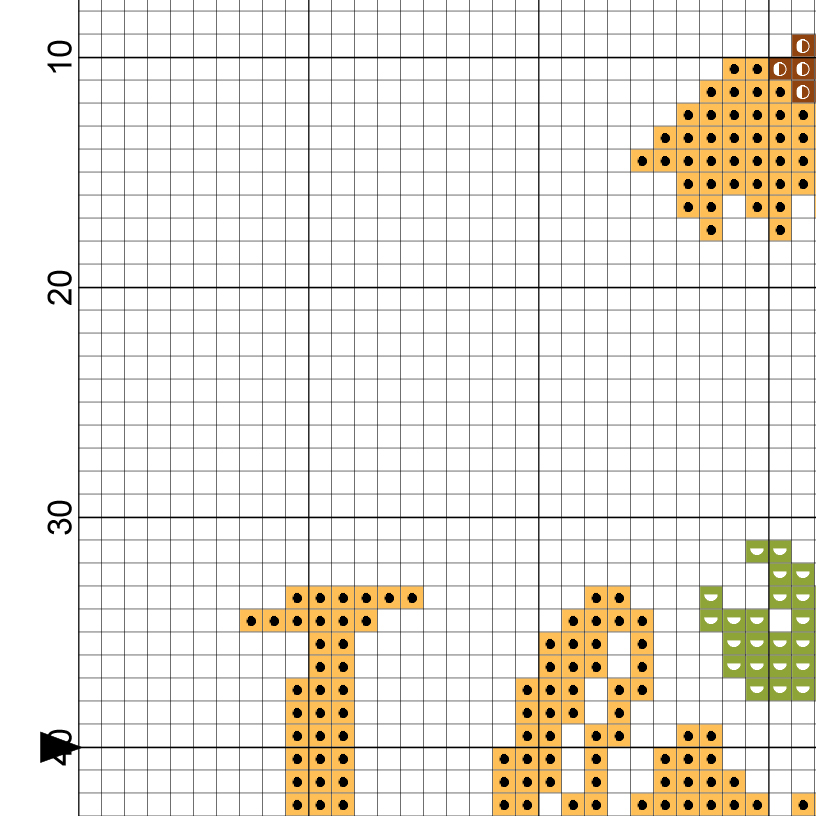 I Love My Garden Cross Stitch Pattern Daily Cross Stitch - Christmas Garden Cross Stitch Pattern