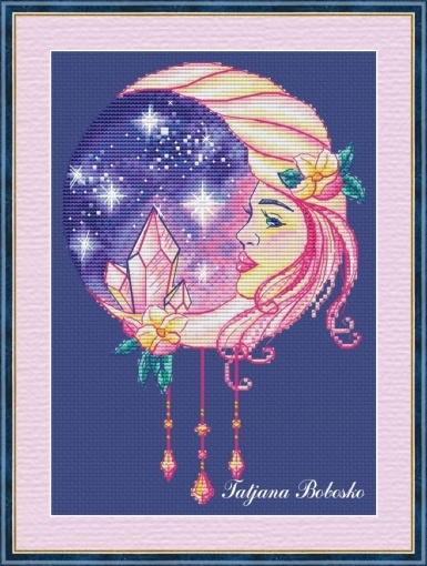 In The Night Sky Cross Stitch Pattern Code NCS 087 Nana Cross Stitch  - Night Sky Cross Stitch Pattern Free