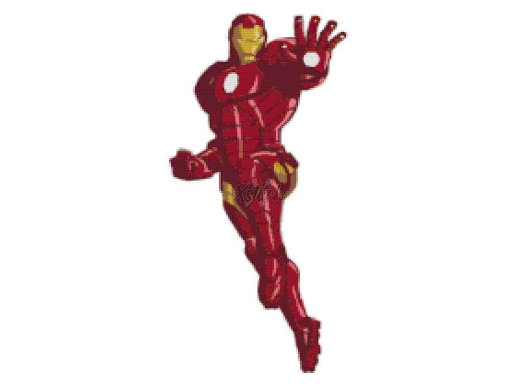 Iron Man Cross Stitch Pattern Etsy UK - Iron Man Cross Stitch Pattern