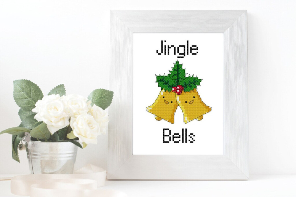 Jingle Bells Pattern Cross Stitch PDF Etsy Australia - Jingle Bells Cross Stitch Pattern