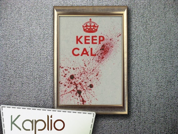 Keep Calm Cross Stitch Pattern PDF FILE - Keep Calm Cross Stitch Pattern